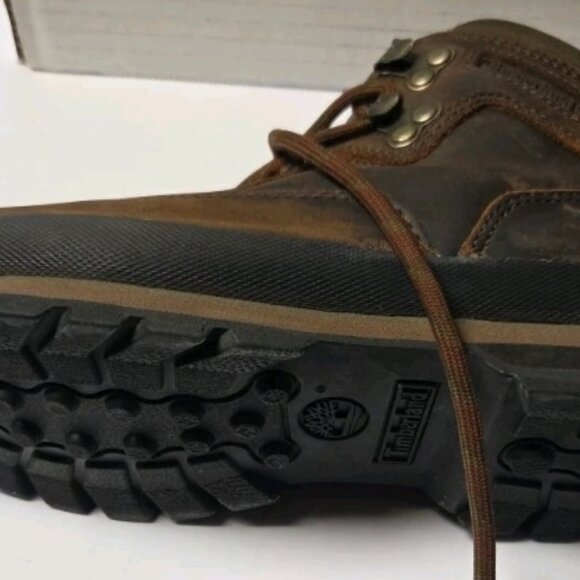 Timberland Women’s Leather Hiking Boots Brown Size 7 - Picture 6 of 9